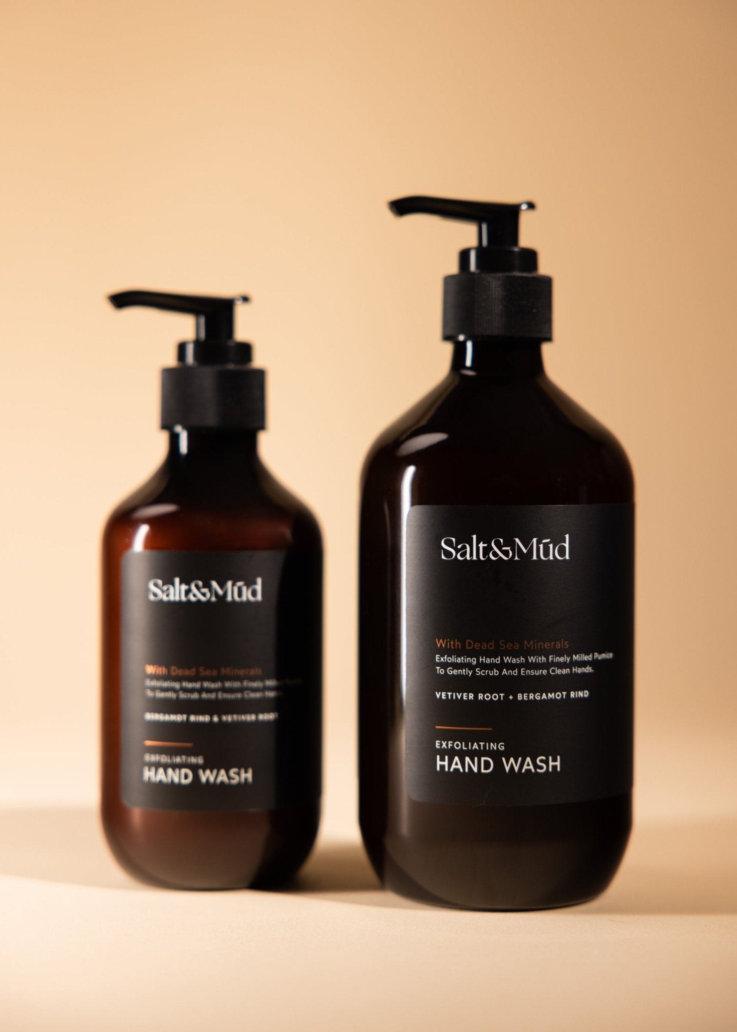 Exfoliating Hand Wash With Dead Sea Minerals 500ml - Salt And Mud