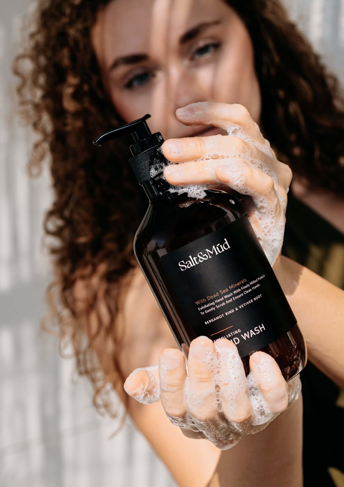 Exfoliating Hand Wash With Dead Sea Minerals 500ml - Salt And Mud