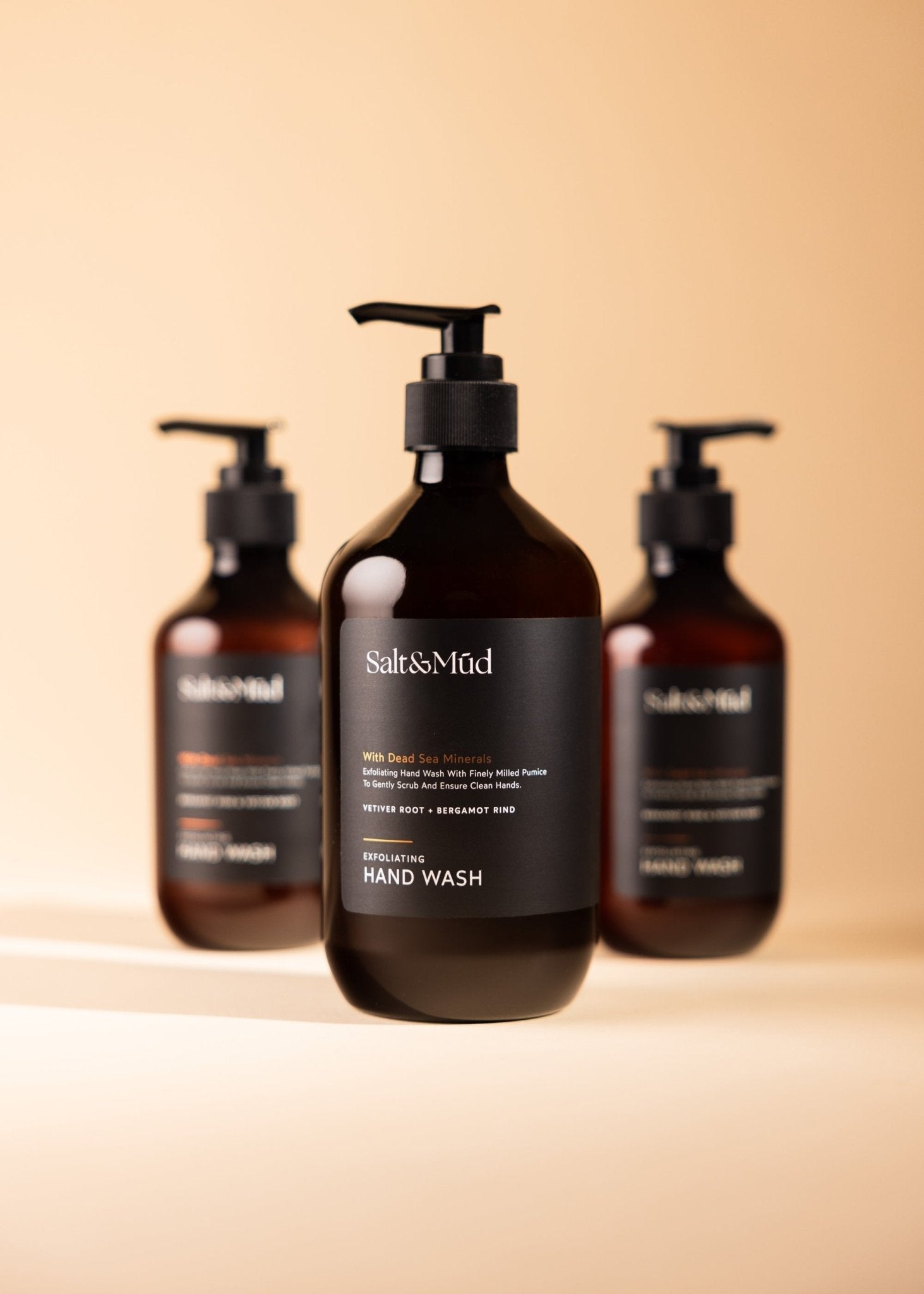 Exfoliating Hand Wash With Dead Sea Minerals 500ml - Salt And Mud